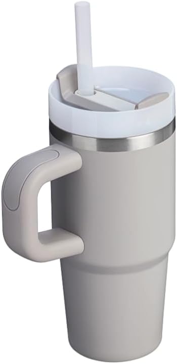 Stanley 1913 Stainless Steel Travel Mug - Insulated 14 oz Quencher H2.O FlowState in Ash