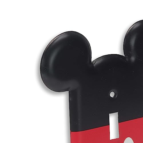 Mickey Mouse Metal Light Switch Plate - Decorative Bedroom Wall Cover