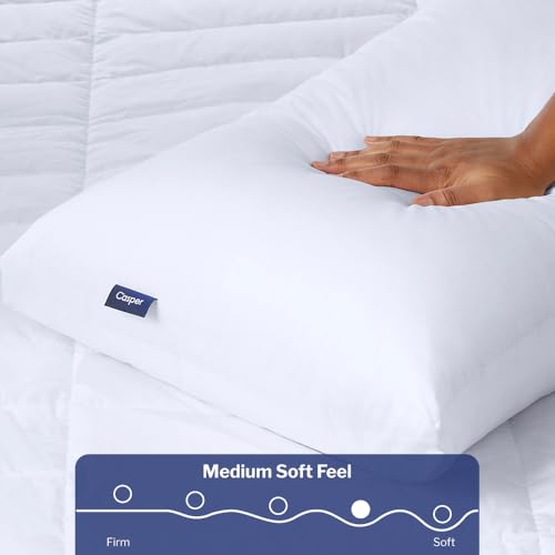 Down-Alternative Bed Pillow for All Sleep Positions - Ergonomic Support
