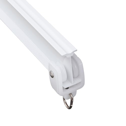 Bendable Ceiling Curtain Track with 20 Silent Pulleys, Heavy Duty Aluminum