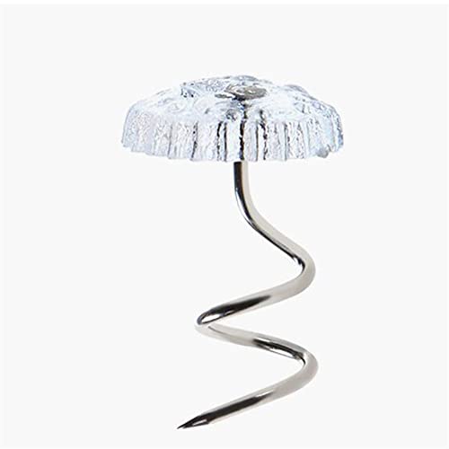 Clear Head Upholstery Tacks Twist Pins for Bedskirts & Slipcovers