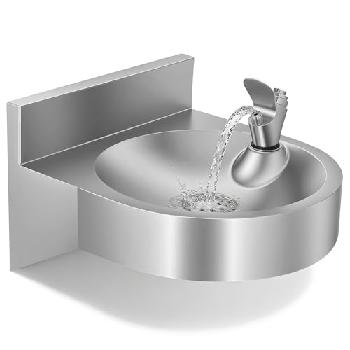 Wall-Mounted Stainless Steel Water Drinking Fountain for Commercial Use