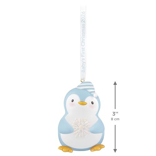 Hallmark Keepsake Baby Boy's First Christmas Penguin 2026 Ornament – 2026 Baby Boy's First Christmas