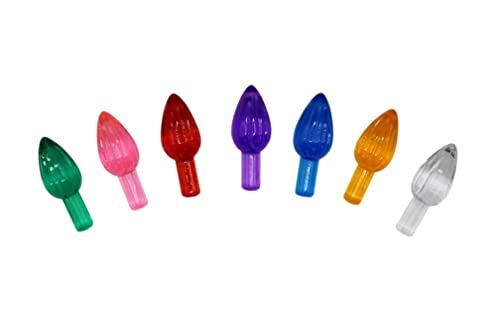 Ceramic Christmas Tree Replacement Lights - Medium Twist Ornaments, 144 Pack