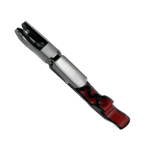 Syphax Industries TSA Compliant Travel Corkscrew Bottle Opener - 1 Pack, Black