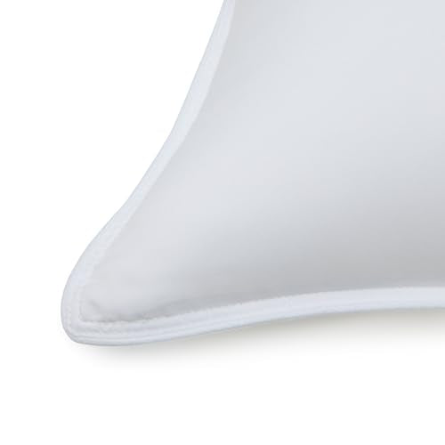Down-Alternative King Bed Pillows for Stomach & Back Sleepers (2-Pack)