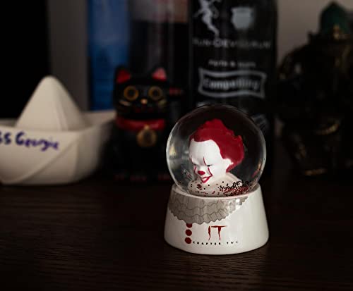 Pennywise Mini Snow Globe 3-Inch Horror Movie Collectible with Glitter