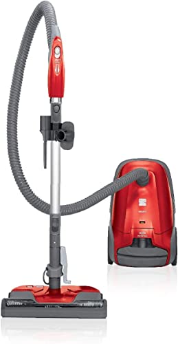 Bagged Canister Vacuum with HEPA Filter, Telescoping Wand & Pet Tools