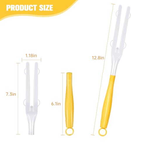 4-Pack Extendable Duster Replacement Handles for Home & Car Cleaning