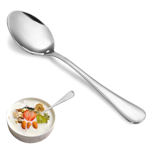 Stainless Steel Teaspoon Set, 16-Piece 6.7" Mirror Finish Spoons