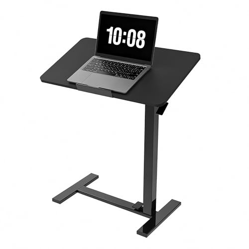 DUMOS Adjustable Overbed Bedside Table & Standing Desk for Hospital & Home