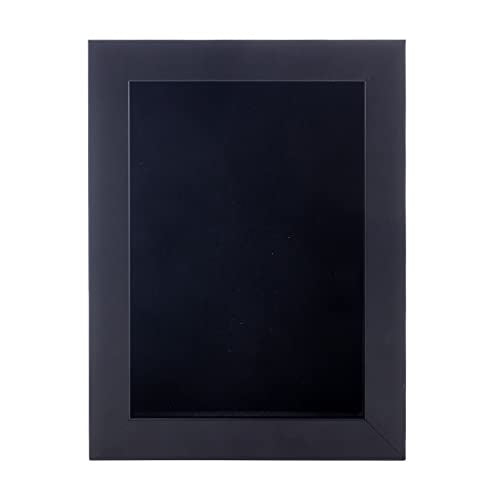 16x20 Shadow Box Frame, Black Wood Display Case with Suede Backing