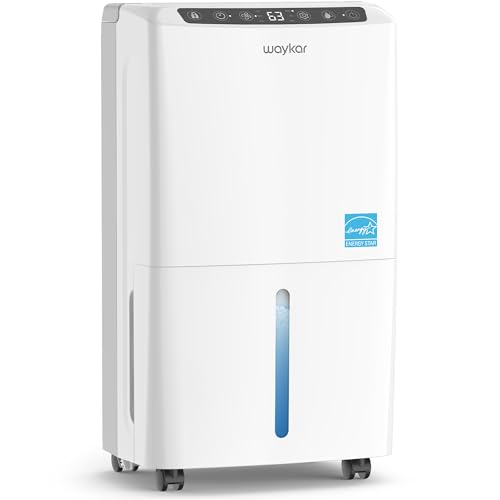 Energy Star 34-Pint Dehumidifier for Basement and Home with Auto Drainage