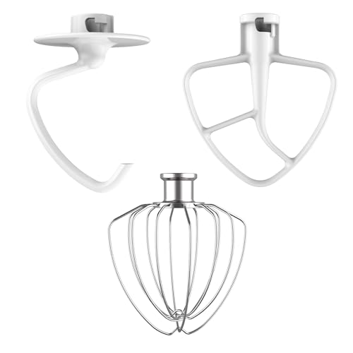 3-Piece Stand Mixer Attachment Set for 4.5-5 Quart Tilt-Head Mixers