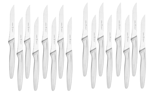 Henckels 16-pc Stainless Steel Serrated Steak Knife Set (Variation: 16-pc Stainless Steel Serrated)