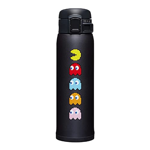 Zojirushi SM-SHE48PABA Stainless Steel Mug PAC-MAN Collection, 16-Ounce, Black