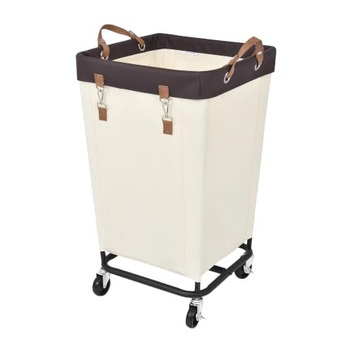 160L Rolling Laundry Basket with Wheels, Large Portable Laundry Hamper