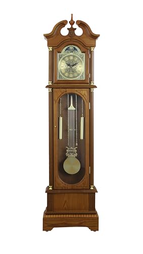 72-Inch Wooden Grandfather Clock with Westminster Chime & Roman Numerals