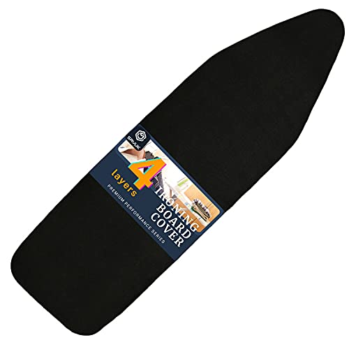 Ironing Board Cover and Pad 15x54 Inch, Heavy Duty Heat Reflective Padding