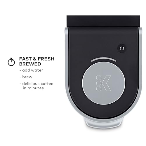 Compact Single Serve Pod Coffee Maker for Small Spaces - 6-12 oz Brew