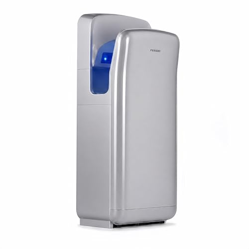 High-Speed Vertical Hand Dryer with HEPA Filter - Commercial Grade