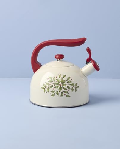 Lenox Holiday Aluminum Tea Kettle 84oz - Variation: Tea Kettle