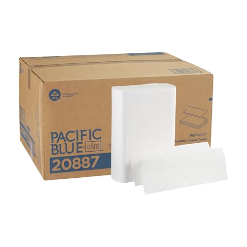 White Big Z-Fold Commercial Paper Towels - 10.2" x 10.8" (2,200 Count)