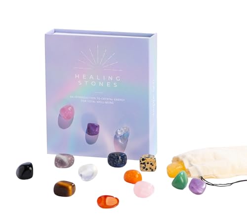 Healing Crystal Stone Set of 12 – Pocket-Sized Polished Gemstones
