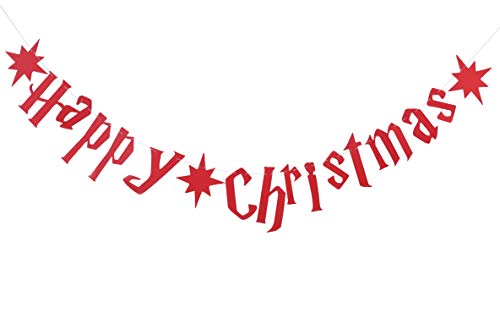 Happy Christmas Banner - Christmas Decoration, Indoor & Outdoor Holiday Sign