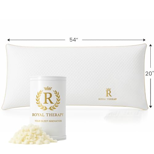Memory Foam Body Pillow for Side Sleepers - 20x54 Adjustable Cooling Pillow