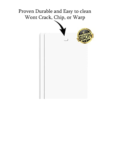 Heavy Duty PVC Vertical Blind Slats - Smooth Curved, 82.5 Inches (2 Slats)