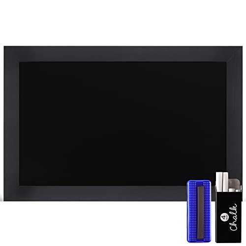 Rustic Magnetic Wall Chalkboard 11" x 17" with Wood Frame