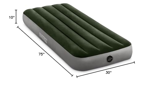 Inflatable Jr Twin Air Mattress - 10 Inch Raised Air Bed for Camping & Guests
