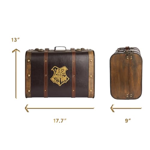 Harry Potter Hogwarts Large Storage Trunk - 17.5-Inch Decorative Wizarding Chest