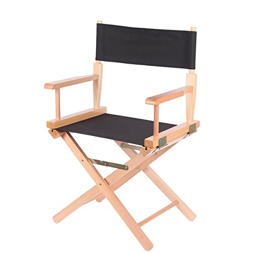 Director Chair Replacement Canvas Kit - Black Seat and Backrest Set