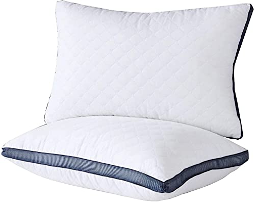 Meoflaw Luxury Hotel Queen Pillows (Set of 2) - Soft Microfiber Bed Pillows