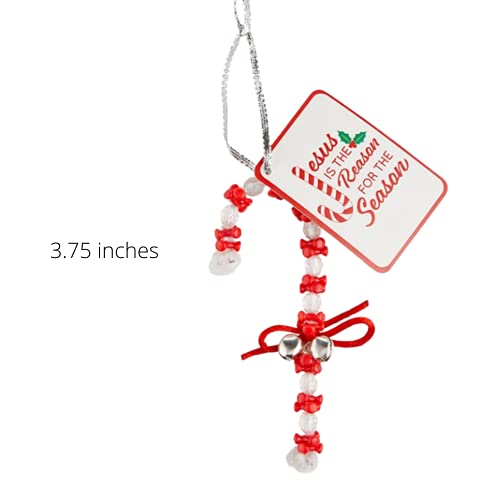 Needzo Christmas Craft Kit - Jesus is the Reason for the Season Ornaments, Pack of 24