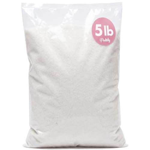 White Fine Grain Craft Sand - 5 lb Bulk Decorative Sand for Vases & DIY