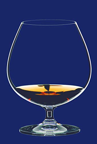 Riedel Vinum Brandy Snifter Set of 4 - Lead Crystal Cognac Glasses, 6 Inch