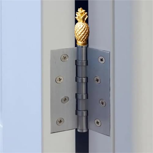 Magnetic Decorative Pineapple Door Hinge Toppers - Set of 6