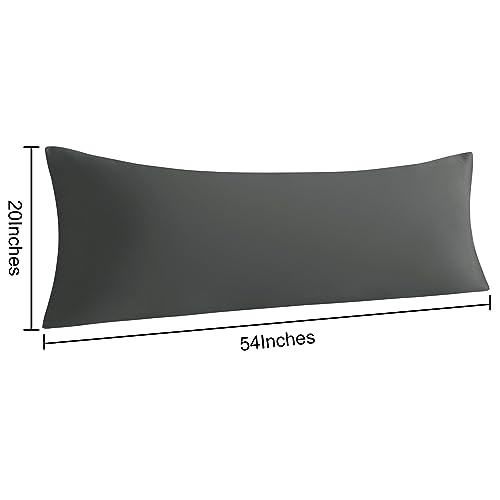 NTBAY Soft Brushed Microfiber Body Pillowcase Set of 2 (20 x 54 Inches)