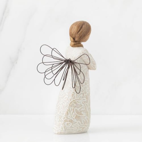 Hand-Painted Angel Remembrance Figurine 5-Inch Sympathy Gift