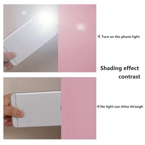 100% Blackout Curtains with Thermal Insulation - 2 Panels, 42" x 63", Crystal Pink