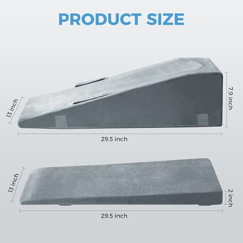 Adjustable Leg Elevation Pillow for Joint Pain Relief - Ergonomic Wedge