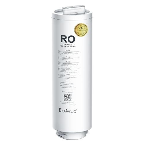 5-in-1 Countertop Reverse Osmosis Water Filter Replacement, NSF Certified