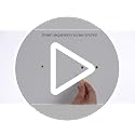 36x24 Inch Rounded Rectangle Bathroom Vanity Mirror, Metal Framed Wall Mirror