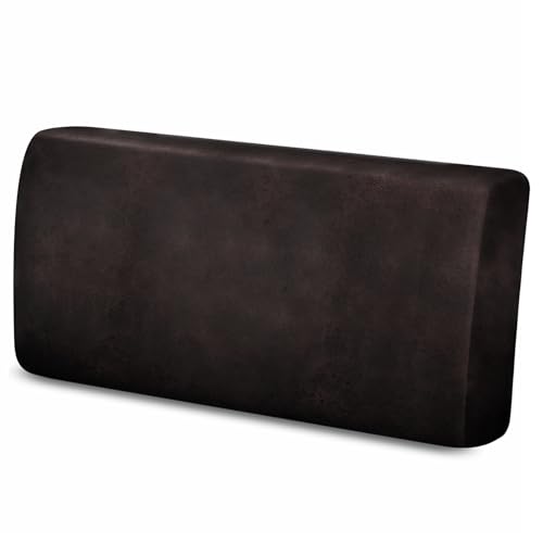 Stretch Spandex Sofa Cushion Covers - Machine Washable, Chocolate