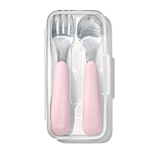 Toddler Fork and Spoon Travel Set with Case