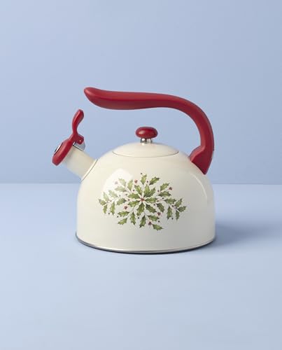Lenox Holiday Aluminum Tea Kettle 84oz - Variation: Tea Kettle
