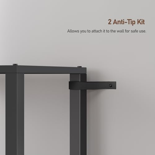 6-Tier Tall Narrow Bookshelf, Skinny Storage Display Shelf for Small Spaces